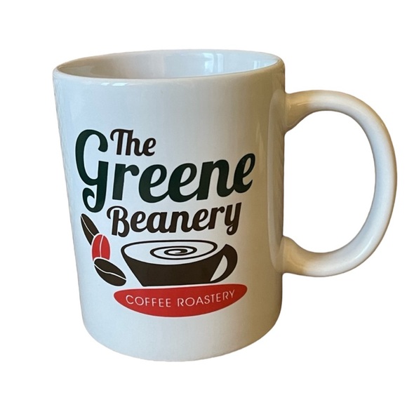 The Greene Beanery Coffee Mug Tea Cup 4" T x 3" D - Picture 1 of 7